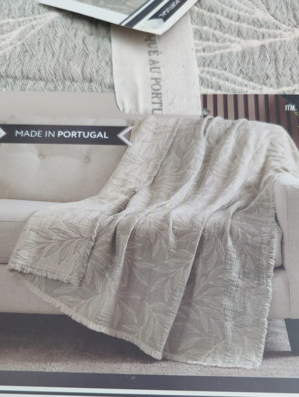 New!Nemcor Cotton Throw Blanket Cottage Reversible Lightweight Fringe Throw Y2K